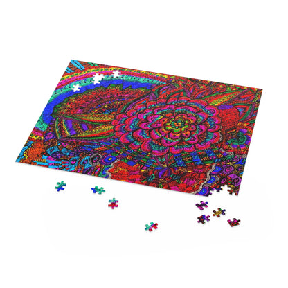 Abstract, Surreal Flower Puzzle (120, 252, 500-Piece)JigSaw Puzzle, Birthday Gift, Gifts For Bridesmaids