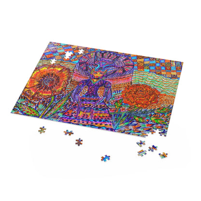 Floral Fairy Puzzle (120, 252, 500-Piece)Abstract Surreal JigSaw Puzzle, Birthday Gift, Gifts For Bridesmaids