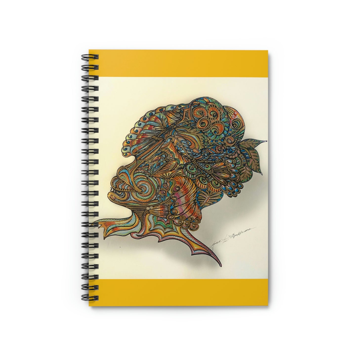 Abstract, Surreal Watcher Spiral Notebook - Ruled Line