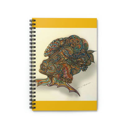 Abstract, Surreal Watcher Spiral Notebook - Ruled Line
