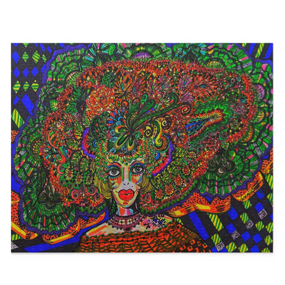 Fancy Women Puzzle (120, 252, 500-Piece)Abstract Surreal JigSaw Puzzle, Birthday Gift, Gifts For Bridesmaids