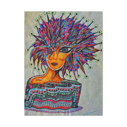 Abstract, Surreal, Funky Woman, Friendship, Inspiration Wall Art