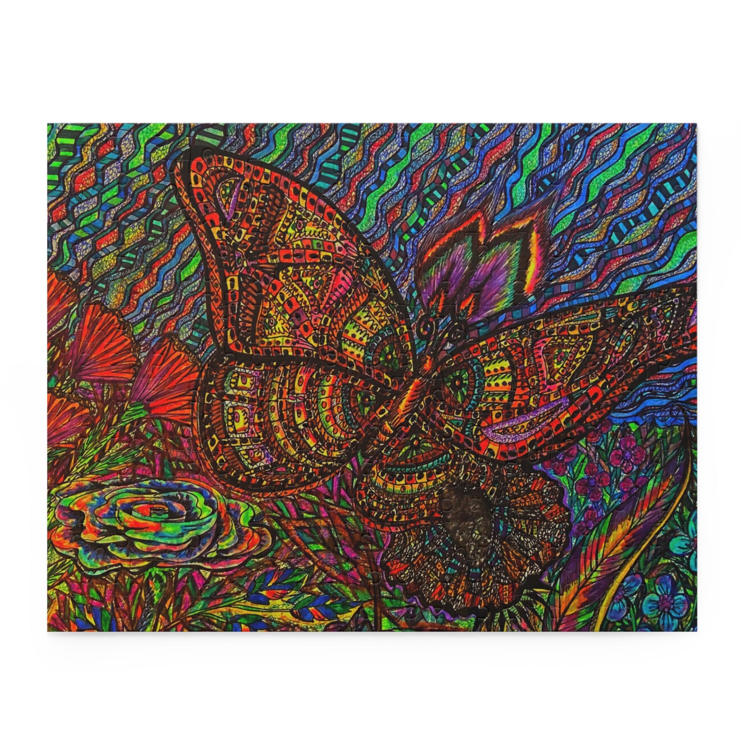 Butterfly Puzzle (120, 252, 500-Piece) Abstract Surreal JigSaw Puzzle, Birthday Gift, Gifts For Bridesmaids