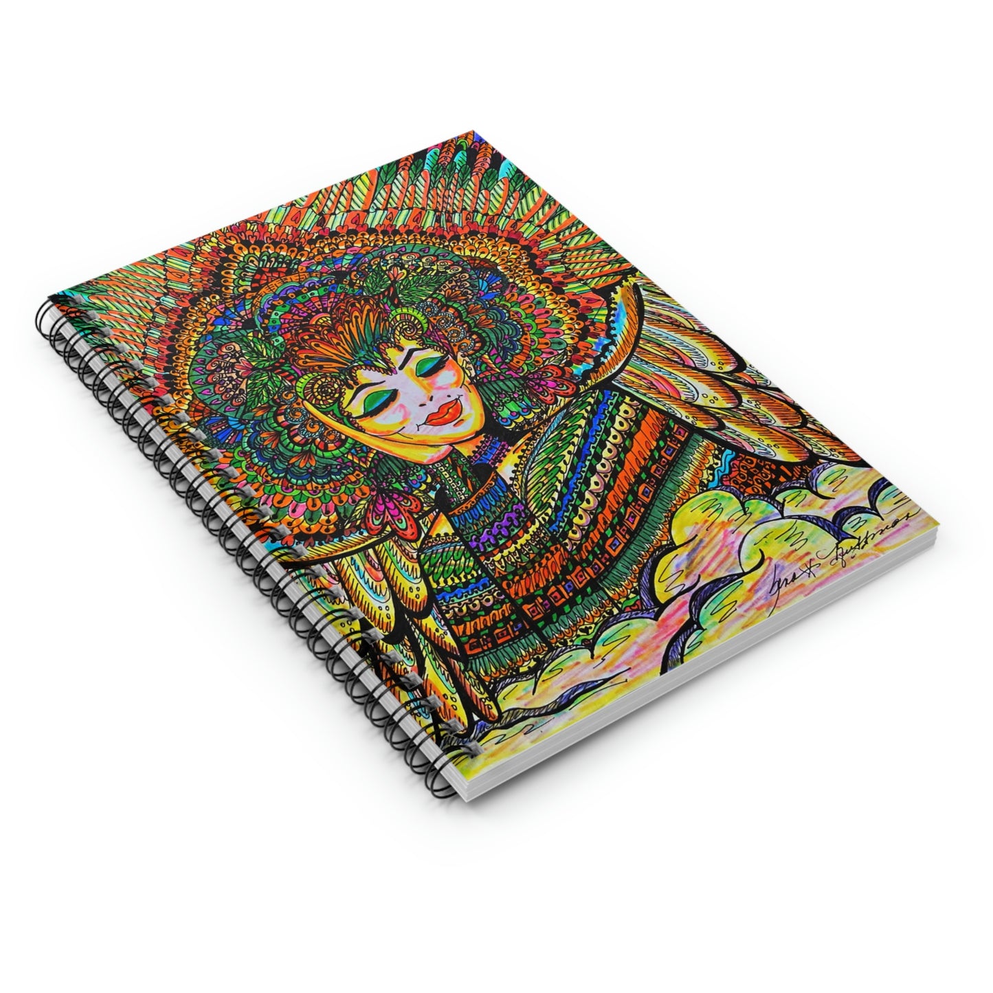 Abstract, Surreal Spirit Spiral Notebook - Ruled Line