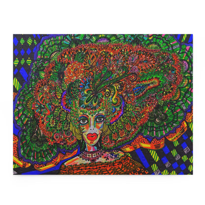 Fancy Women Puzzle (120, 252, 500-Piece)Abstract Surreal JigSaw Puzzle, Birthday Gift, Gifts For Bridesmaids