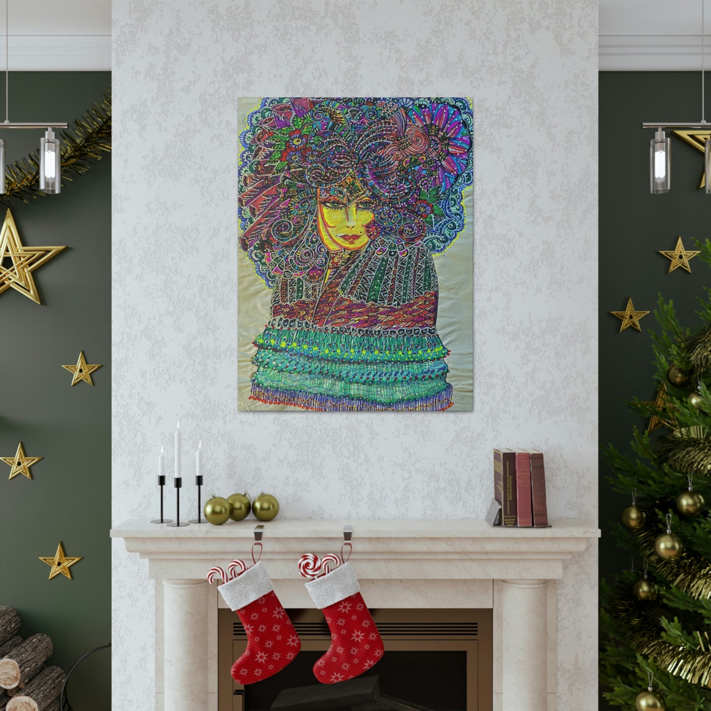 Fashion, Abstract, Surreal Woman, Friendship, Inspiration Wall Art