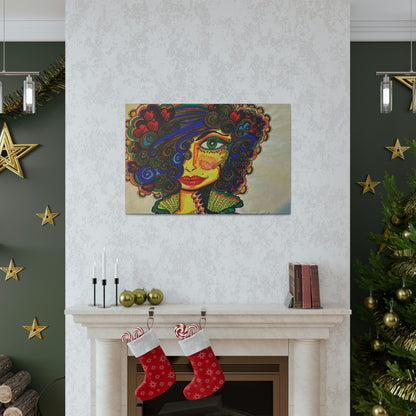 Abstract, Surreal, Funky Woman, Friendship, Inspiration Wall Art