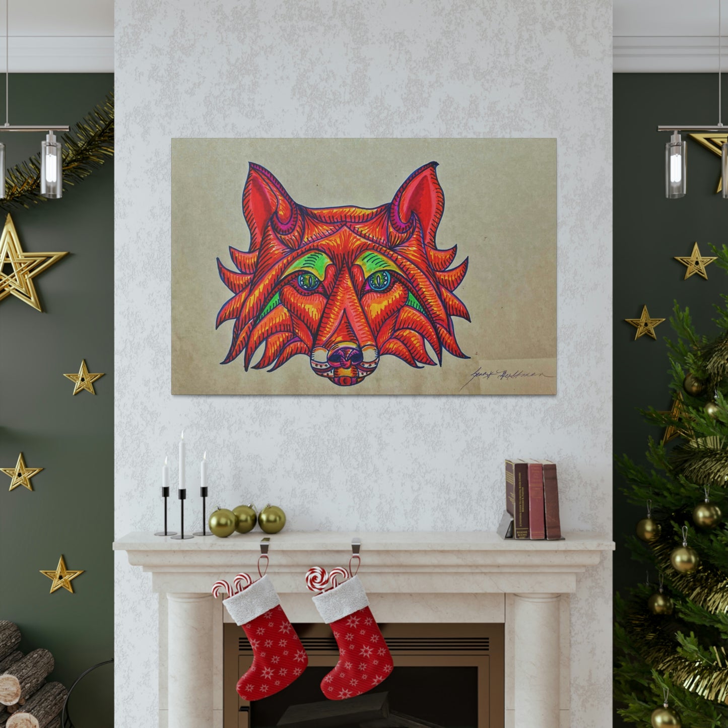Fox Nature, Fashion, Abstract, Surreal, Friendship, Inspiration Wall Art