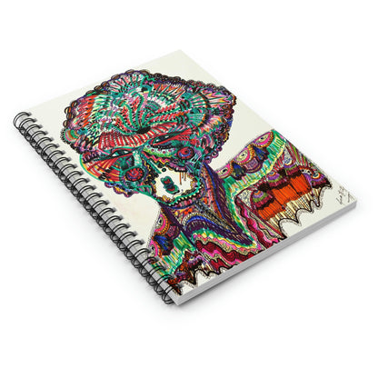 Abstract, Surreal Spiral Notebook - Ruled Line