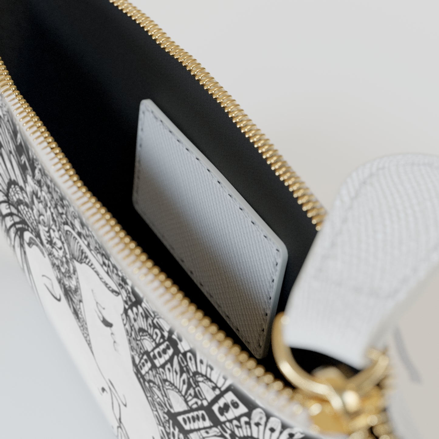 Abstract Surreal Romantic Kiss Mini Clutch Bag, Bridal Clutch Purse, Designer Party Clutch, Modern Evening Clutch, Wristlet Wallet for women, Evening Clutch Purse, gifts for her, gifts for bridesmaids, Bag, Bagging