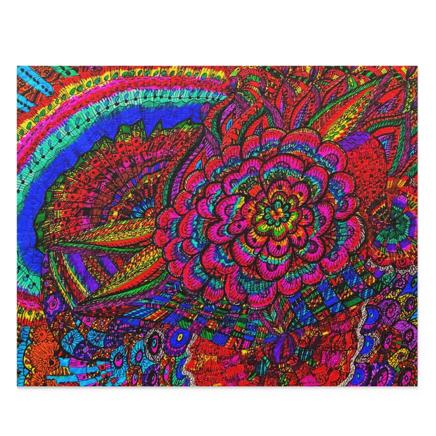 Abstract, Surreal Flower Puzzle (120, 252, 500-Piece)JigSaw Puzzle, Birthday Gift, Gifts For Bridesmaids