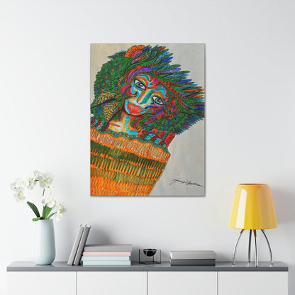 Abstract, Surreal, Funky Woman, Friendship, Inspiration Wall Art