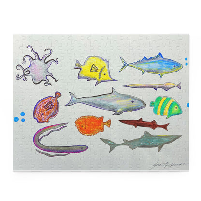 Aquatic, Ocean, Marine Life Puzzle (120, 252, 500-Piece)JigSaw Puzzle, Birthday Gift, Gifts For Bridesmaids