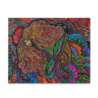 Floral Fairy Puzzle (120, 252, 500-Piece)Abstract Surreal JigSaw Puzzle, Birthday Gift, Gifts For Bridesmaids