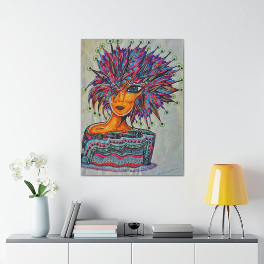 Abstract, Surreal, Funky Woman, Friendship, Inspiration Wall Art