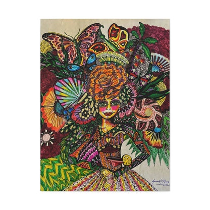 Abstract, Surreal, Funky Woman, Friendship, Inspiration Wall Art