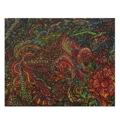 Floral Puzzle (120, 252, 500-Piece)Abstract Surreal JigSaw Puzzle, Birthday Gift, Gifts For Bridesmaids