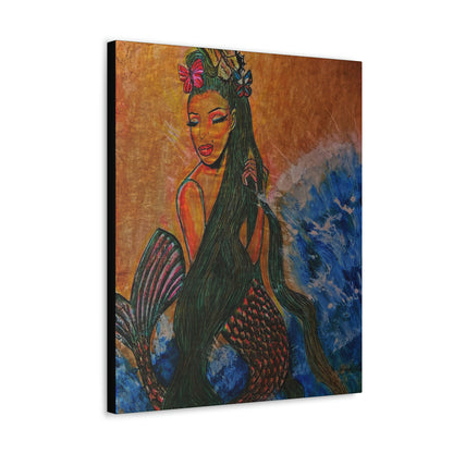 A Mermaids Love For The Tide, Fashion, Abstract, Friendship, Inspiration Wall Art