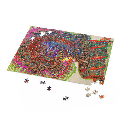 Spiritual Floral Queen Puzzle (120, 252, 500-Piece)JigSaw Puzzle, Birthday Gift, Gifts For Bridesmaids