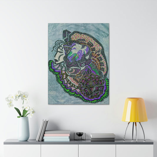 Abstract, Surreal, Funky Woman, Friendship, Inspiration Wall Art