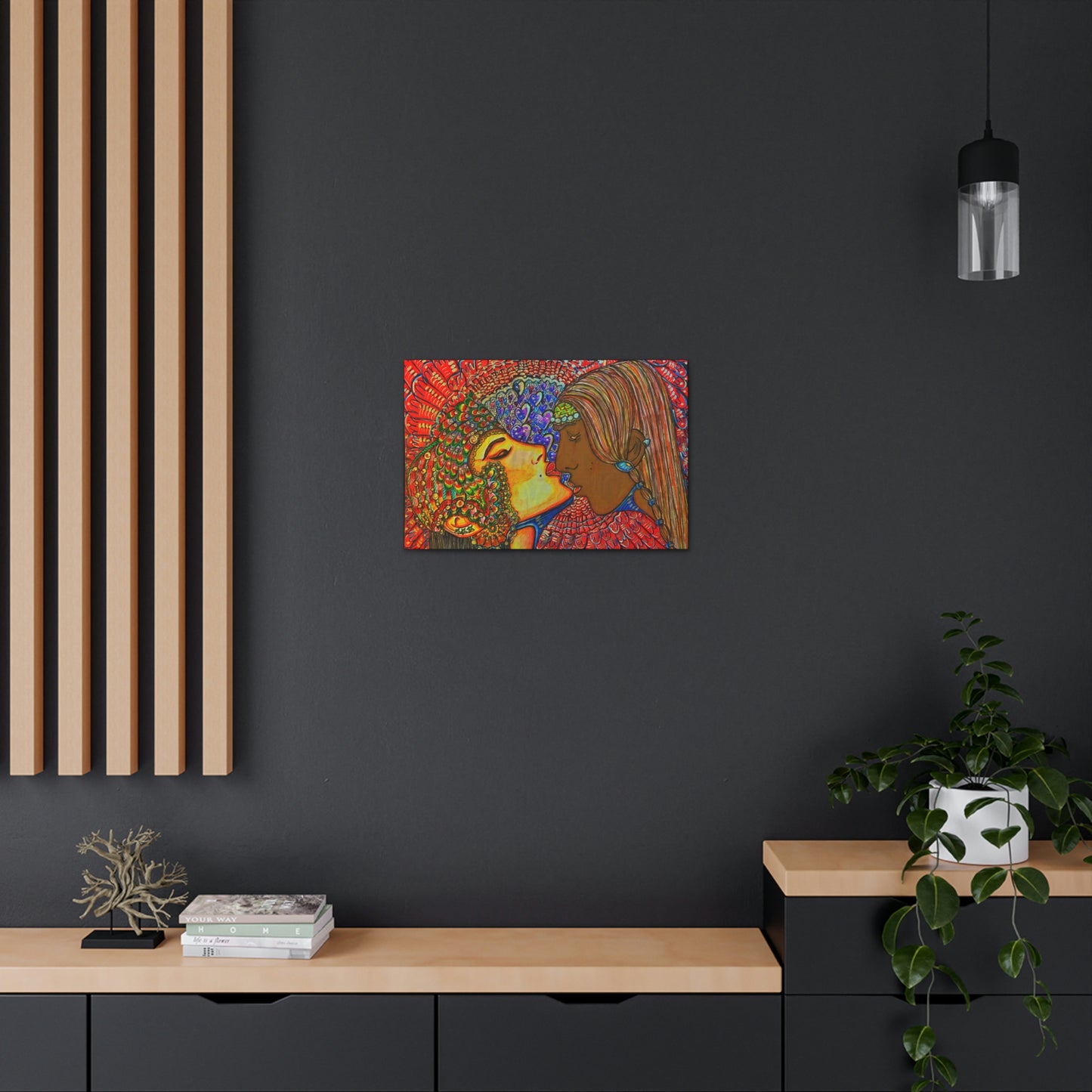 Romantic Fashion, Abstract, Surreal, Friendship, Inspiration Wall Art