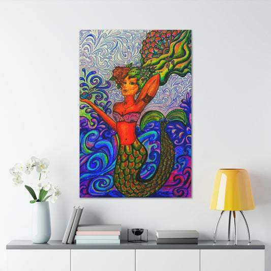 Inspirational Mermaid Fashion, Abstract, Friendship, Inspiration Wall Art