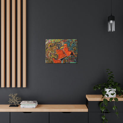 Romantic Kiss Fashion, Abstract, Surreal, Friendship, Inspiration Wall Art