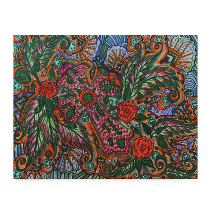 Cross Floral Puzzle (120, 252, 500-Piece)JigSaw Puzzle, Birthday Gift, Gifts For Bridesmaids