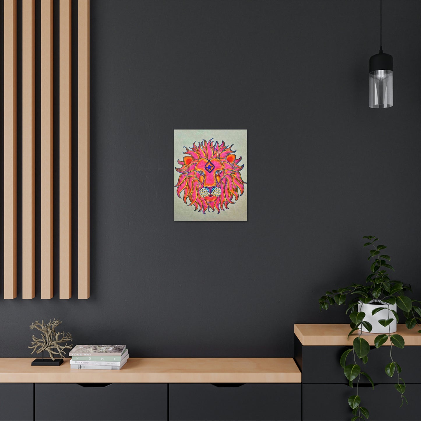 The All Seeing Lion Fashion, Abstract, Surreal, Friendship, Inspiration Wall Art