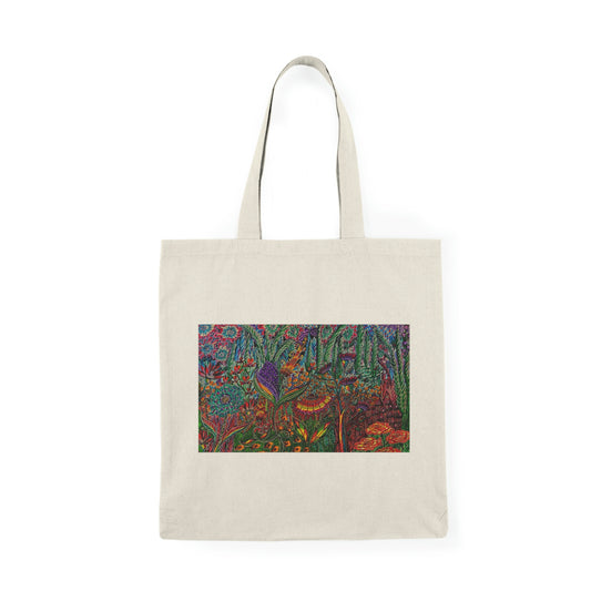 Abstract, Surreal, Floral, Natural Tote Bag, Aesthetic Canvas Bag Shopping Bag, Birthday Gift Bag, Bridal Gift Tote Bag, Library Bag.