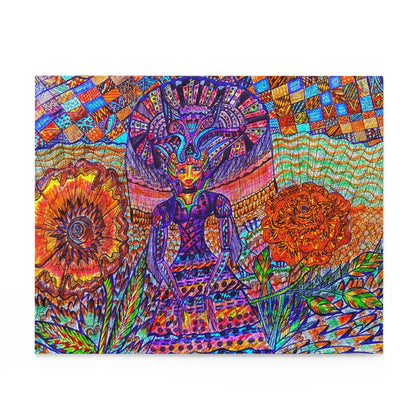 Floral Fairy Puzzle (120, 252, 500-Piece)Abstract Surreal JigSaw Puzzle, Birthday Gift, Gifts For Bridesmaids