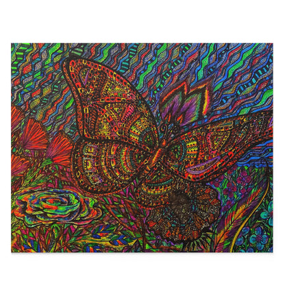Butterfly Puzzle (120, 252, 500-Piece) Abstract Surreal JigSaw Puzzle, Birthday Gift, Gifts For Bridesmaids