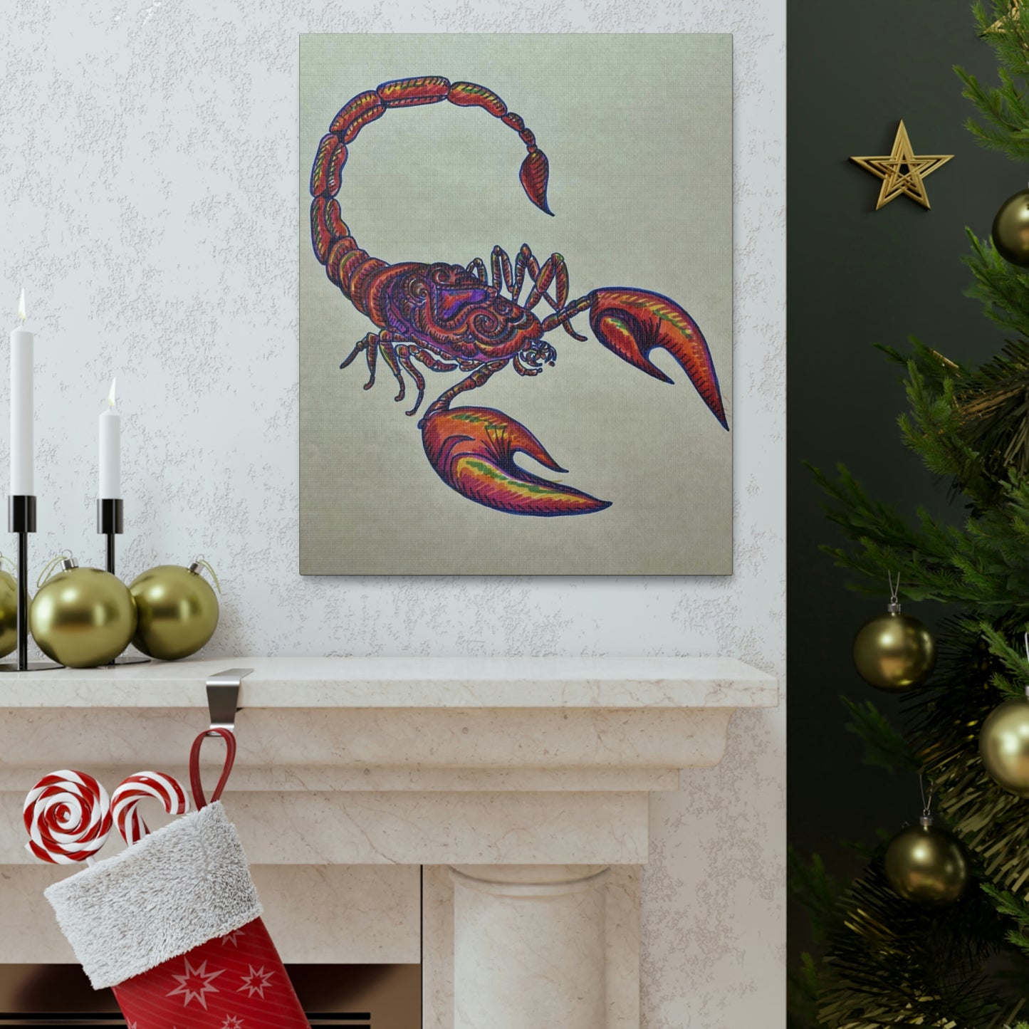 Scorpion Fashion, Abstract, Surreal, Friendship, Inspiration Wall Art