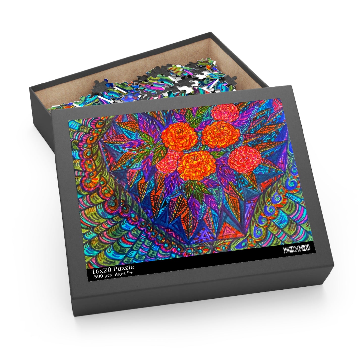Rose Flower Puzzle (120, 252, 500-Piece)Abstract Surreal JigSaw Puzzle, Birthday Gift, Gifts For Bridesmaids