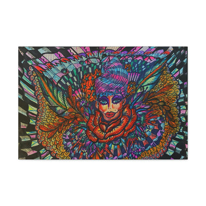 Floral Fairy, Fashion, Abstract, Surreal, Friendship, Inspiration Wall Art