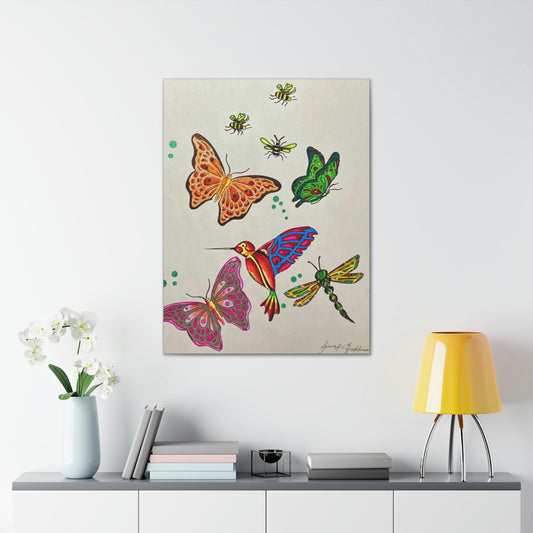 The Gardens Work Force, Humming Bird, Insects, Fashion, Abstract, Surreal, Friendship, Inspiration Wall Art