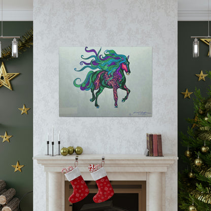 Mystical Horse Fashion, Abstract, Surreal, Friendship, Inspiration Wall Art