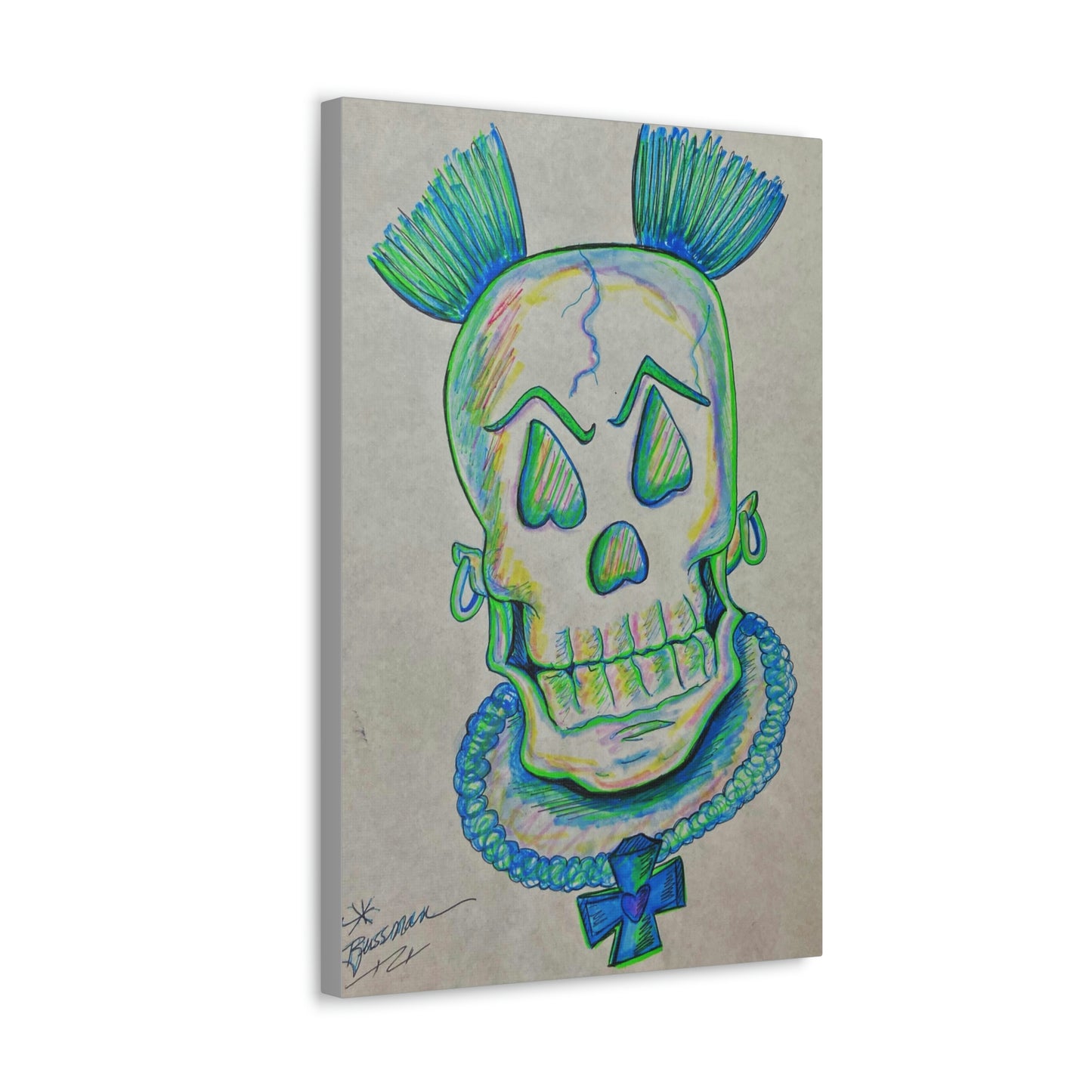 Bob Bussman, Skeleton, Skull, Fashion, Abstract, Surreal, Friendship, Inspiration Wall Art