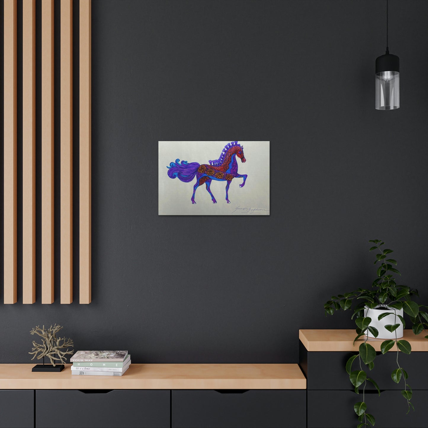 Dark Horse Fashion, Abstract, Surreal, Friendship, Inspiration Wall Art