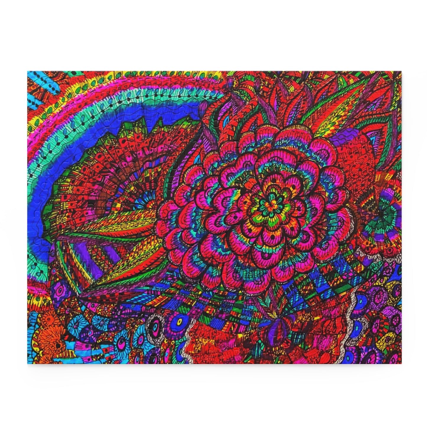 Abstract, Surreal Flower Puzzle (120, 252, 500-Piece)JigSaw Puzzle, Birthday Gift, Gifts For Bridesmaids