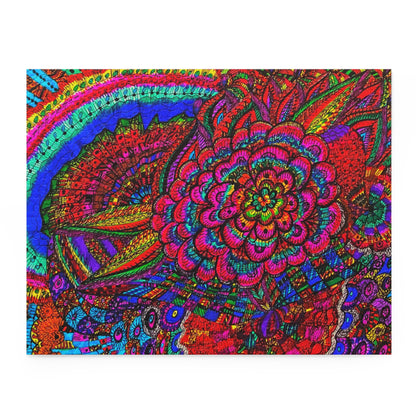Abstract, Surreal Flower Puzzle (120, 252, 500-Piece)JigSaw Puzzle, Birthday Gift, Gifts For Bridesmaids