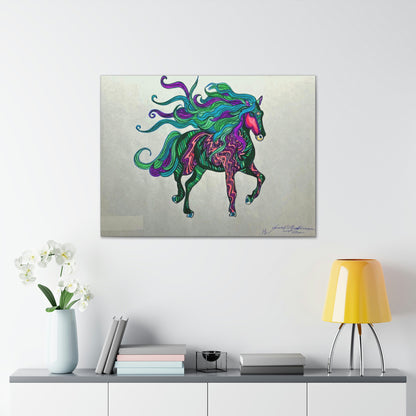 Mystical Horse Fashion, Abstract, Surreal, Friendship, Inspiration Wall Art