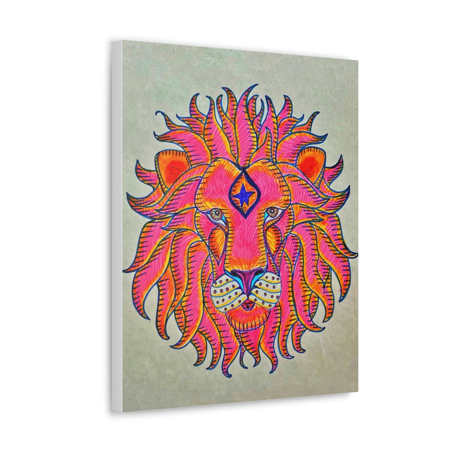 The All Seeing Lion Fashion, Abstract, Surreal, Friendship, Inspiration Wall Art