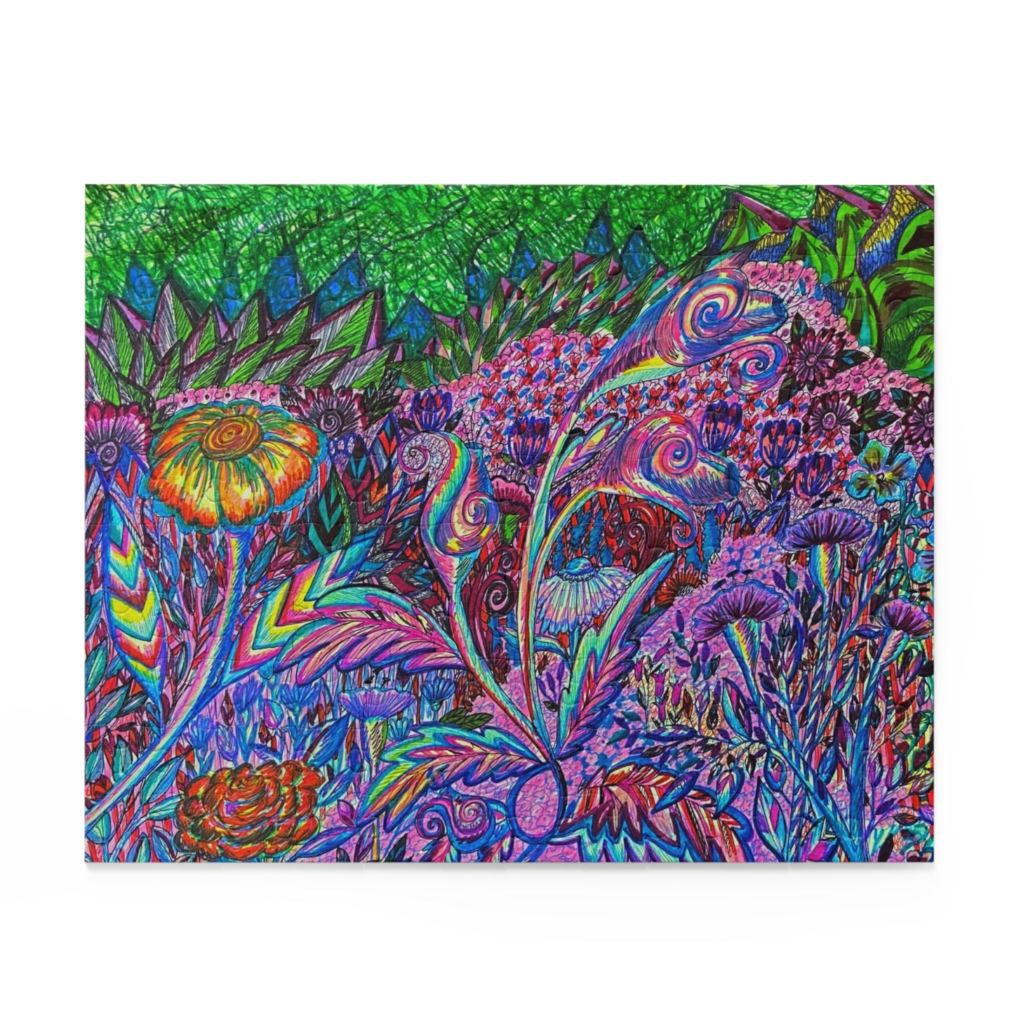 Floral Puzzle (120, 252, 500-Piece)JigSaw Puzzle, Birthday Gift, Gifts For Bridesmaids