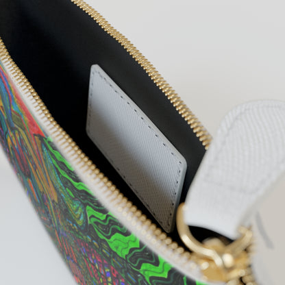 Abstract Surreal Mermaid Mini Clutch Bag, Bridal Clutch Purse, Designer Party Clutch, Modern Evening Clutch, Wristlet Wallet for women, Evening Clutch Purse, gifts for her, gifts for bridesmaids, Bag, Bagging