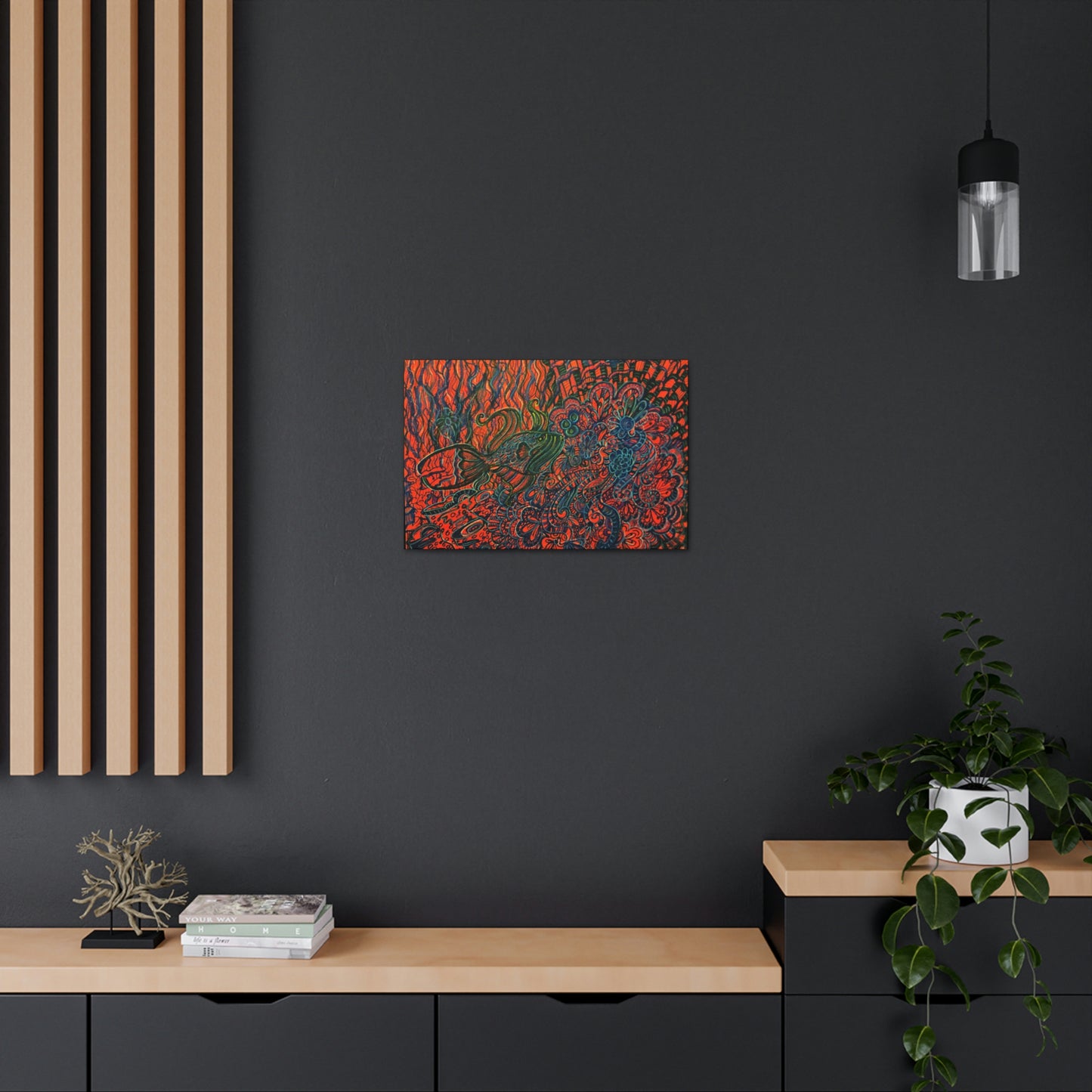 Hidden Trigger Fish, Fashion, Abstract, Friendship, Inspiration Wall Art