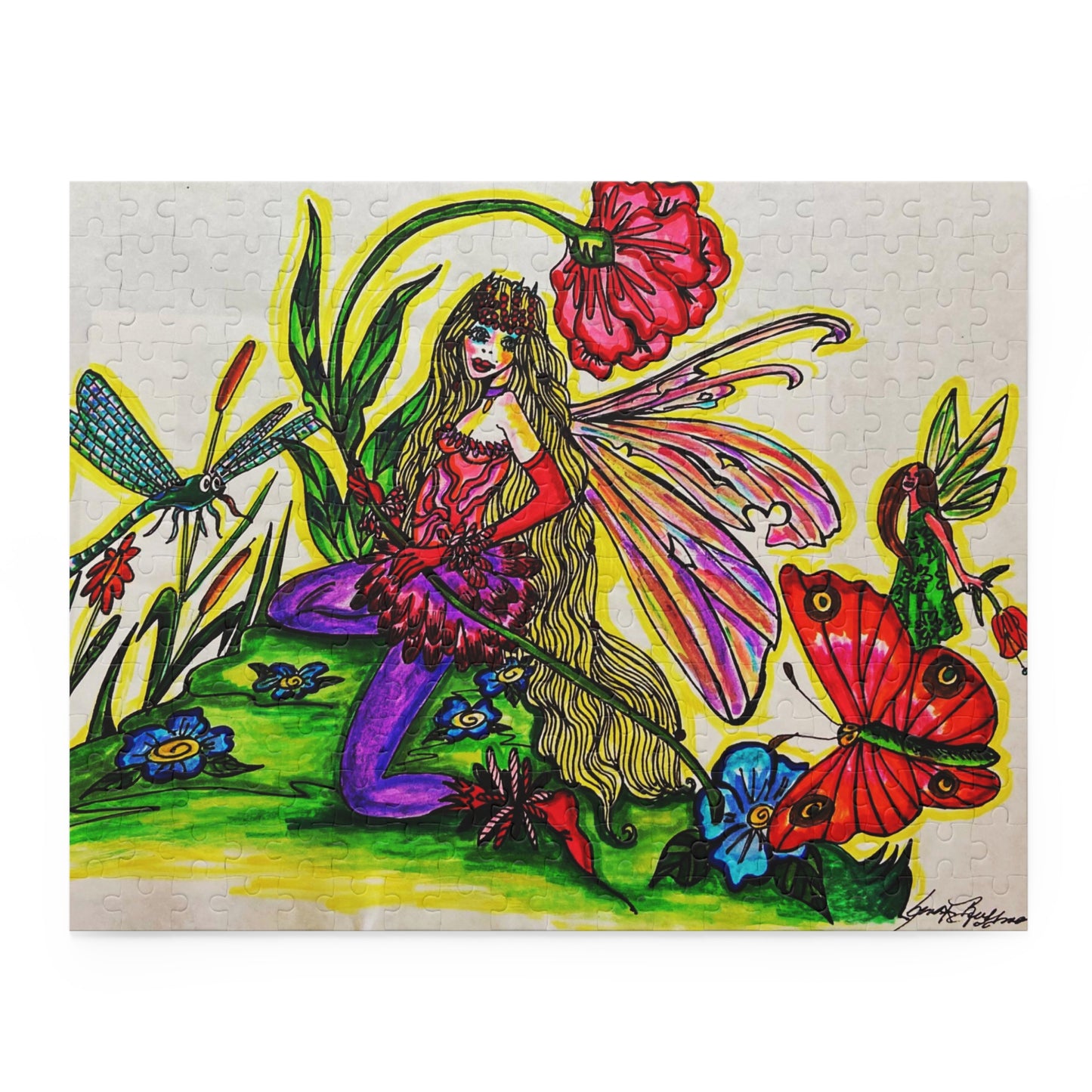 Majestic Fairy Puzzle (120, 252, 500-Piece)JigSaw Puzzle, Birthday Gift, Gifts For Bridesmaids