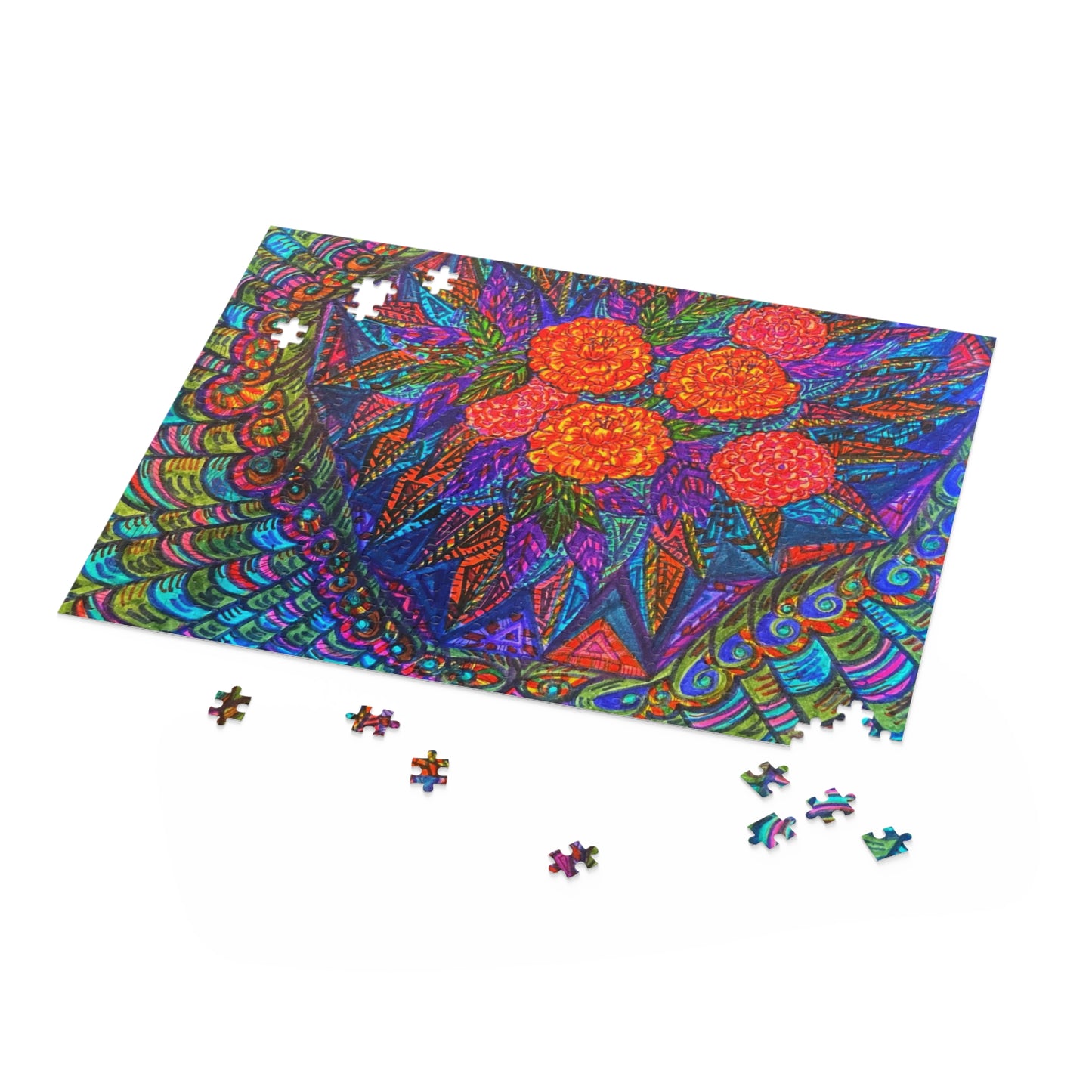 Rose Flower Puzzle (120, 252, 500-Piece)Abstract Surreal JigSaw Puzzle, Birthday Gift, Gifts For Bridesmaids