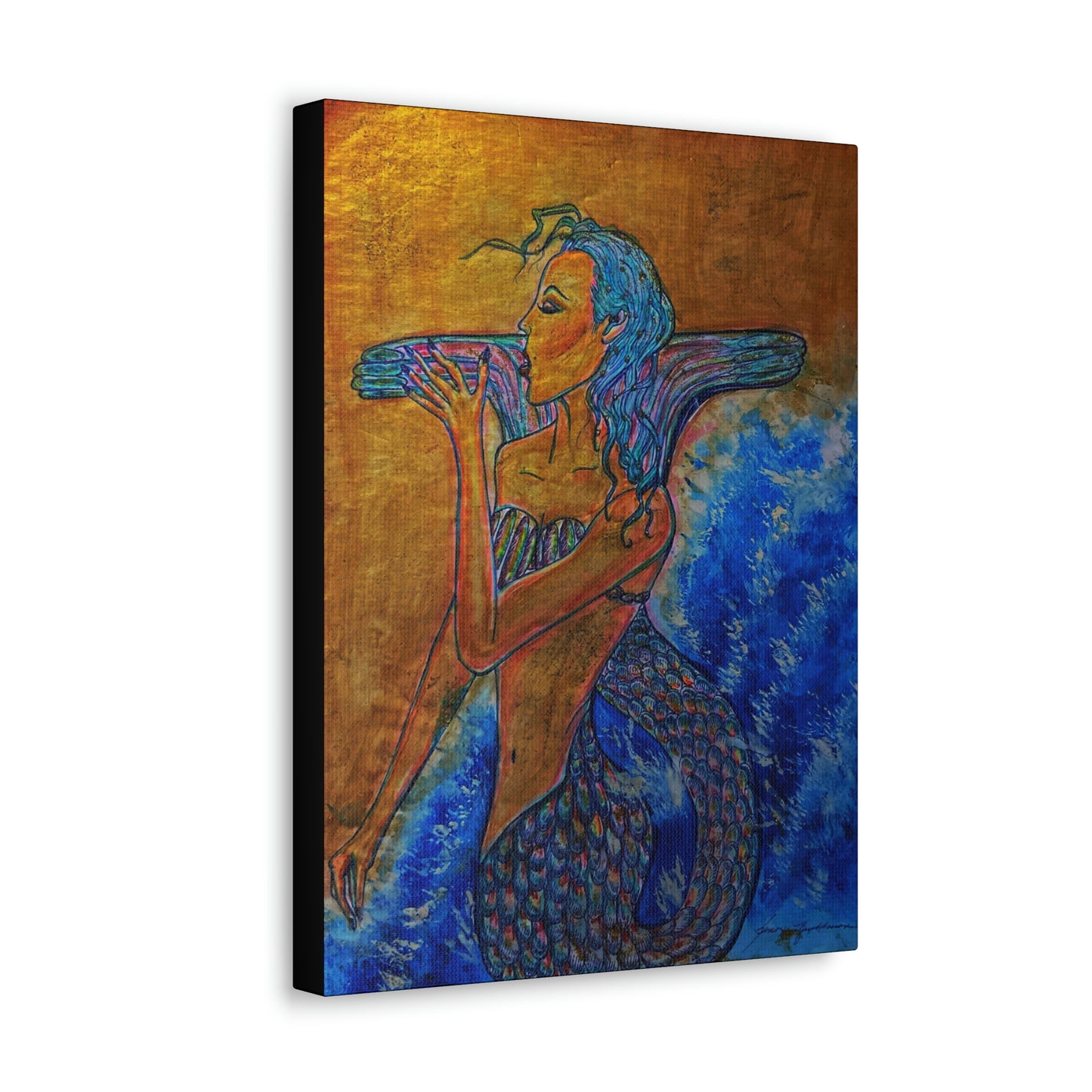 A Mermaids Taste of the Sea, Fashion, Abstract, Friendship, Inspiration Wall Art