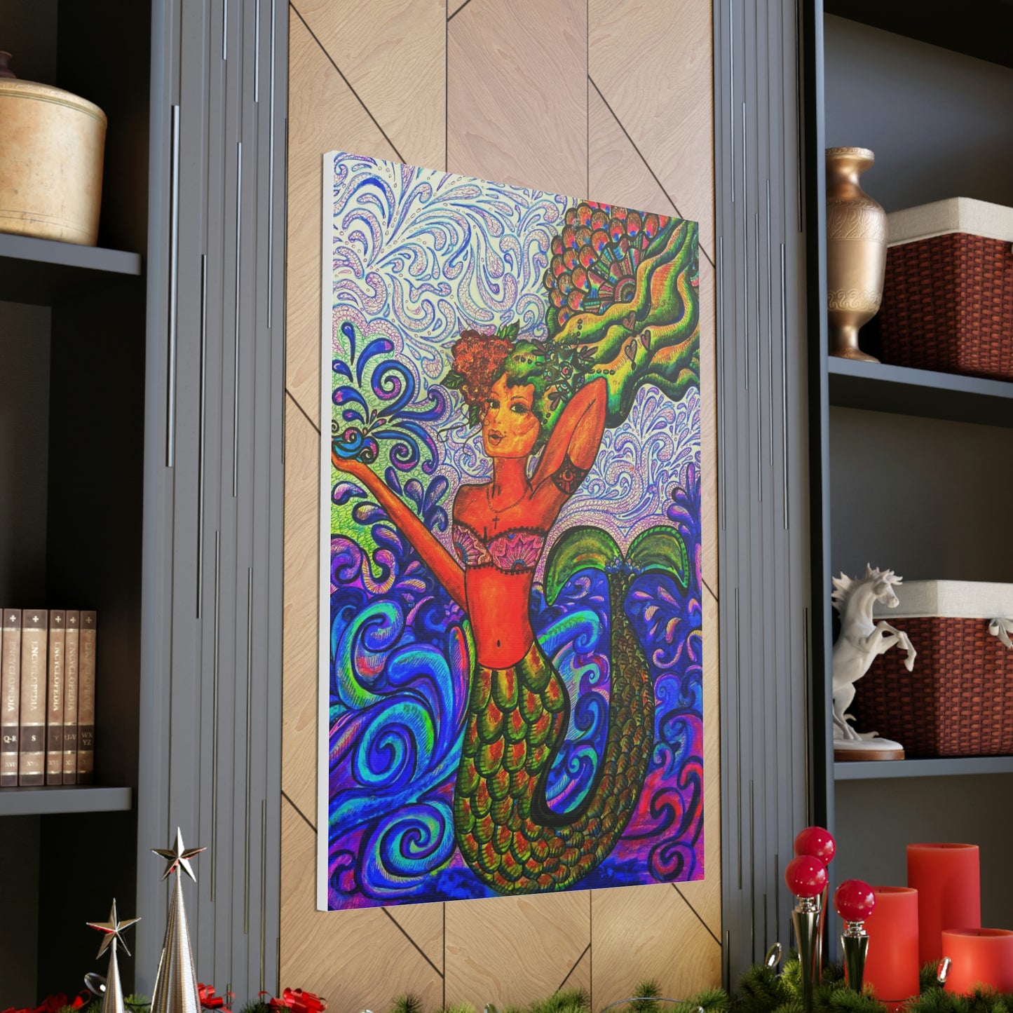 Inspirational Mermaid Fashion, Abstract, Friendship, Inspiration Wall Art